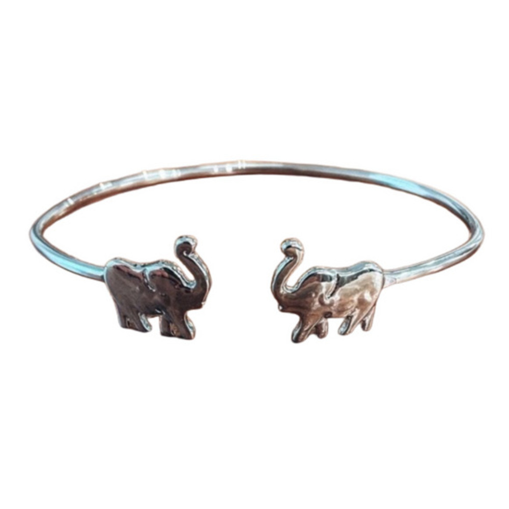 Lucky Elephants Bracelet Women’s Silver